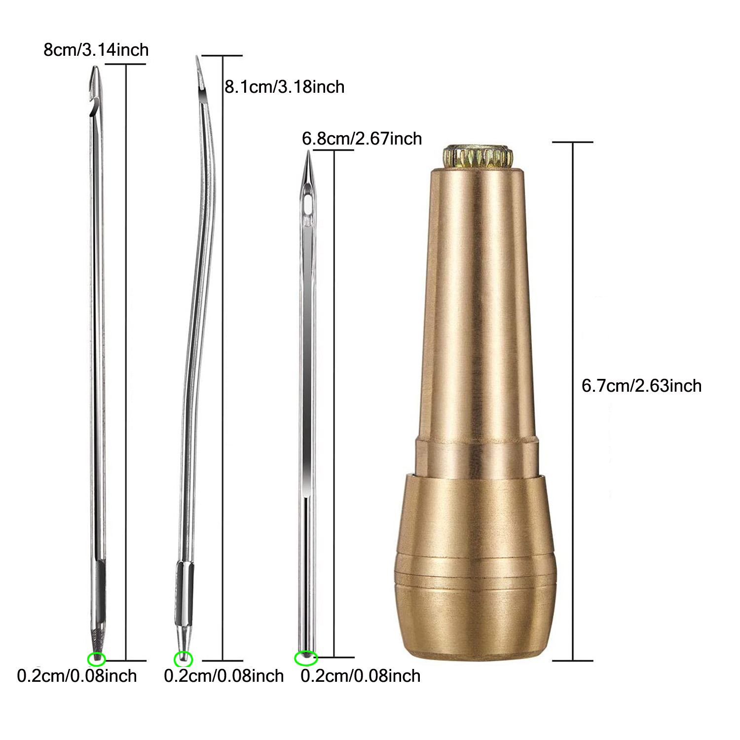 ชุดเย็บผ้าหนัง DIY หนังเย็บ Aw - Leatherwork Needles บทวิจารณ์และราคา