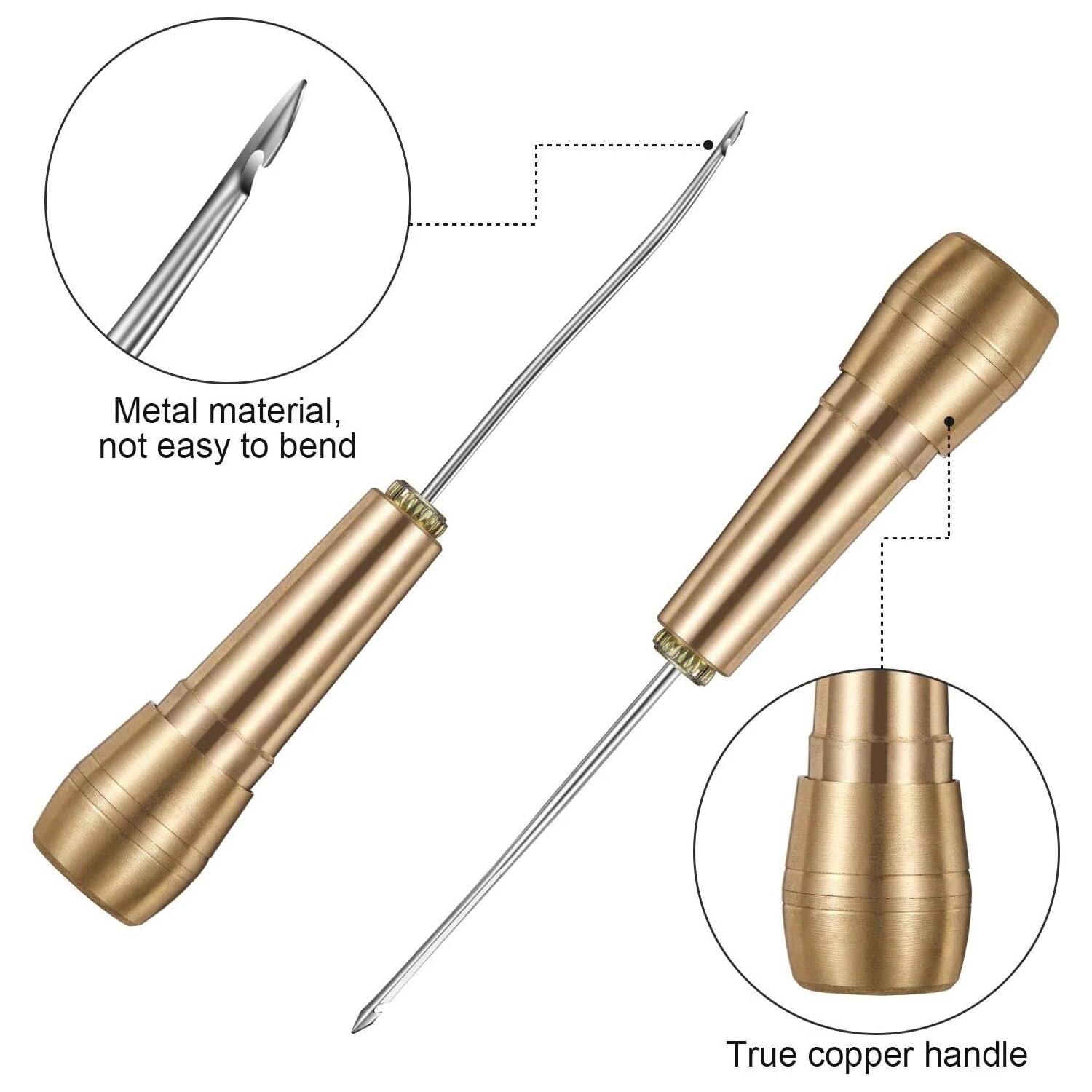 ชุดเย็บผ้าหนัง DIY หนังเย็บ Aw - Leatherwork Needles บทวิจารณ์และราคา