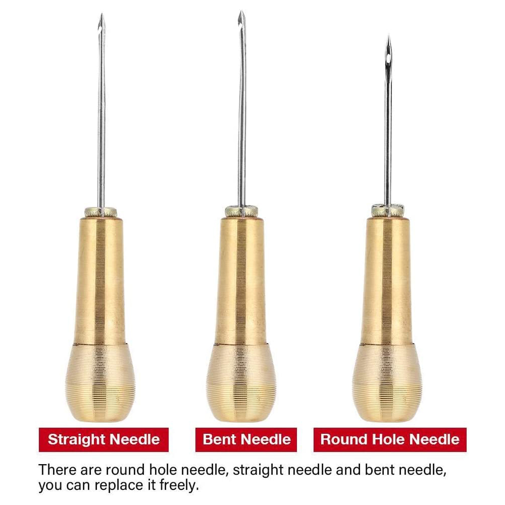 ชุดเย็บผ้าหนัง DIY หนังเย็บ Aw - Leatherwork Needles บทวิจารณ์และราคา