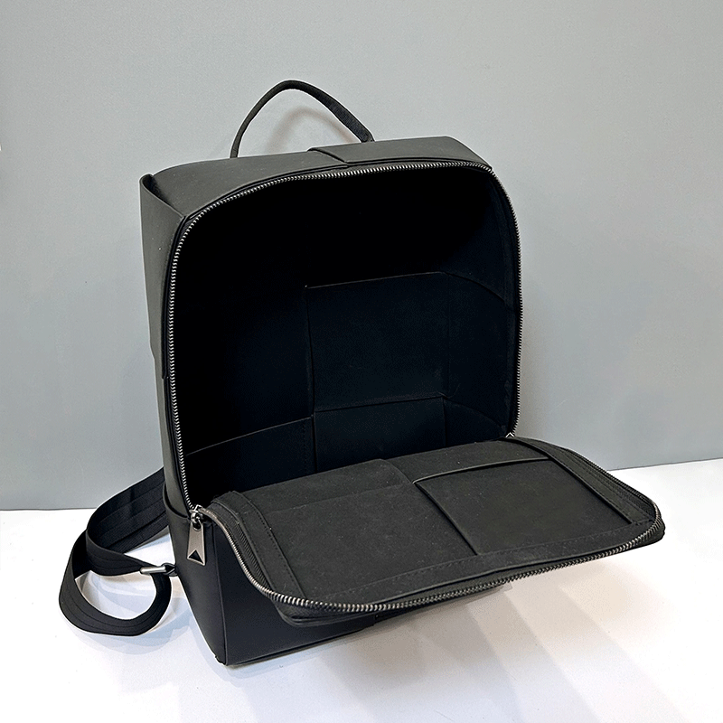 กระเป๋าเป้สะพายหลังหนังทอขนาดใ - Leather Work Backpack บทวิจารณ์และราคา
