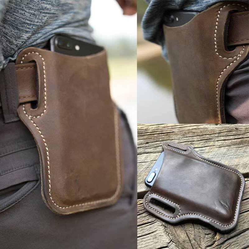 กระเป๋าคาดเอวหนังม้าสไตล์เรโทร - Leather Works Belt บทวิจารณ์และราคา