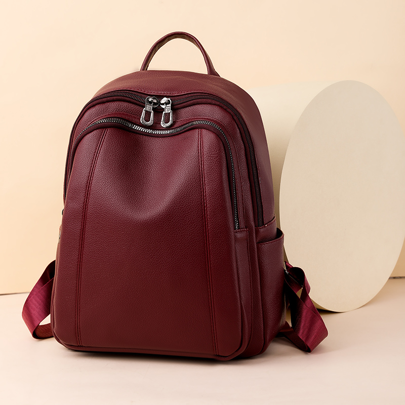 หนังคุณภาพสูงกระเป๋าเป้สะพายหล - Leather Work Backpack บทวิจารณ์และราคา