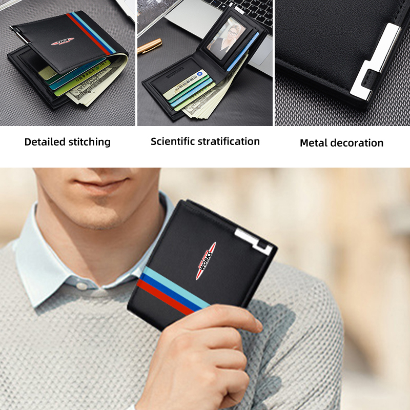 กระเป๋าสตางค์หนังผู้ชายแบบหลาย - Leather Work For Car บทวิจารณ์และราคา