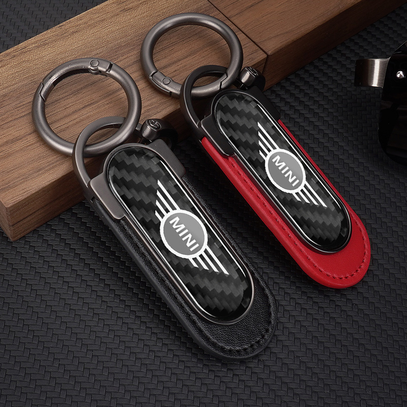 พวงกุญแจรถยนต์หนังโลหะคาร์บอนไ - Leather Work For Car บทวิจารณ์และราคา