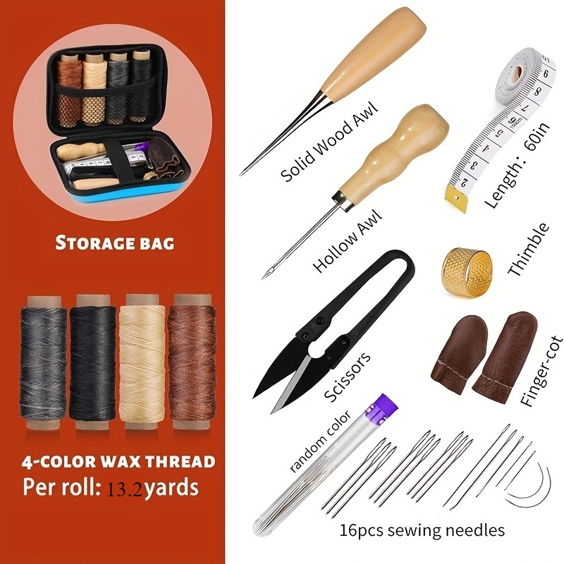 [ชุดทํางานหนัง] ชุดเย็บผ้าหนัง - Leatherwork Needles บทวิจารณ์และราคา