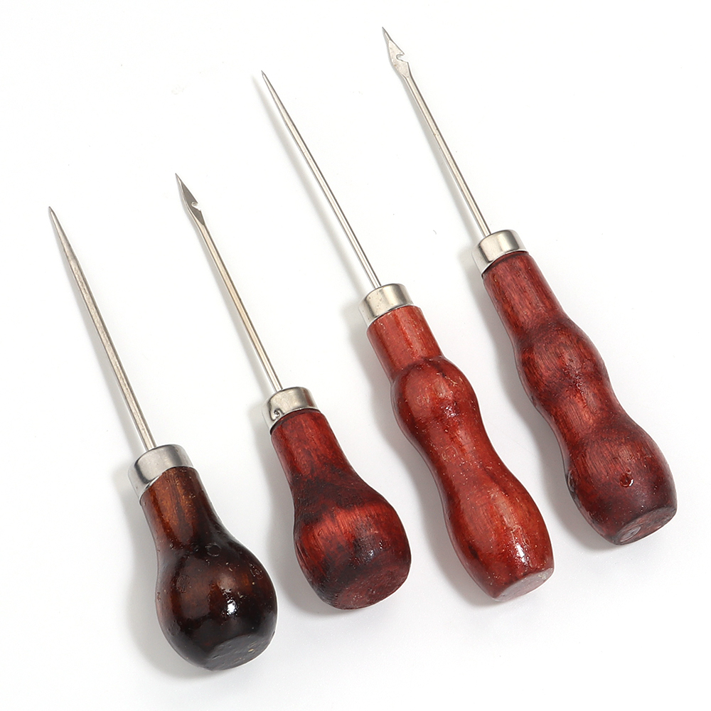 เข็มเจาะรูหนัง ด้ามไม้ สำหรับง - Leatherwork Accessories บทวิจารณ์และราคา