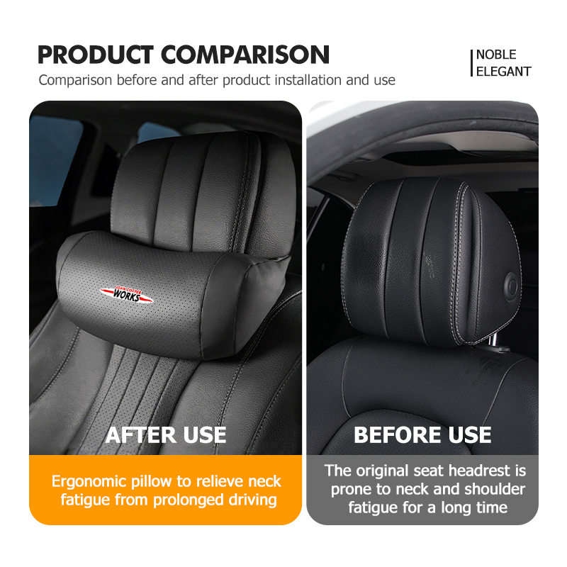 เบาะรองคอพนักพิงศีรษะในรถยนต์แ - Leather Work For Car บทวิจารณ์และราคา