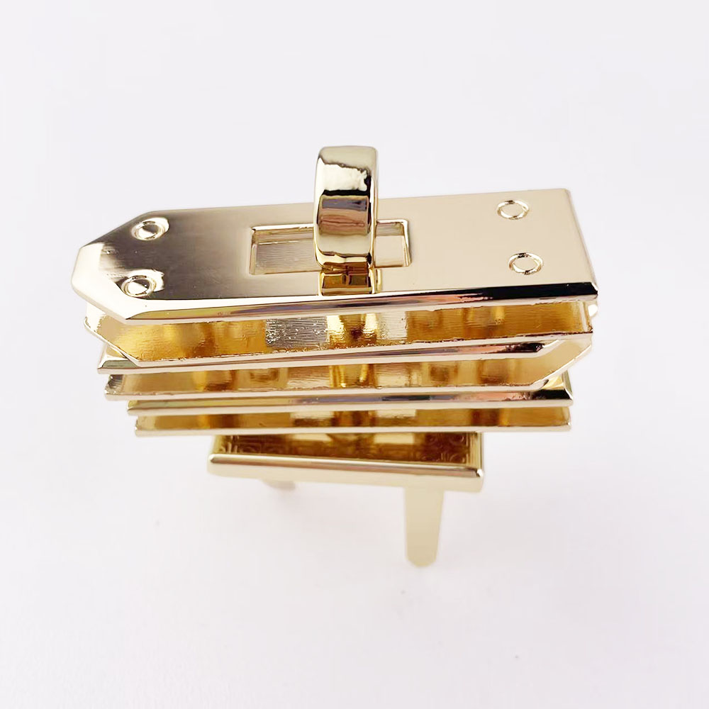 ชุดอุปกรณ์ล็อคกระเป๋าโลหะสีทอง - Leatherwork Hardware บทวิจารณ์และราคา