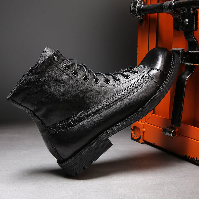 รองเท้าบูทข้อเท้าผู้ชาย หนังแท - Leatherworking Classic บทวิจารณ์และราคา
