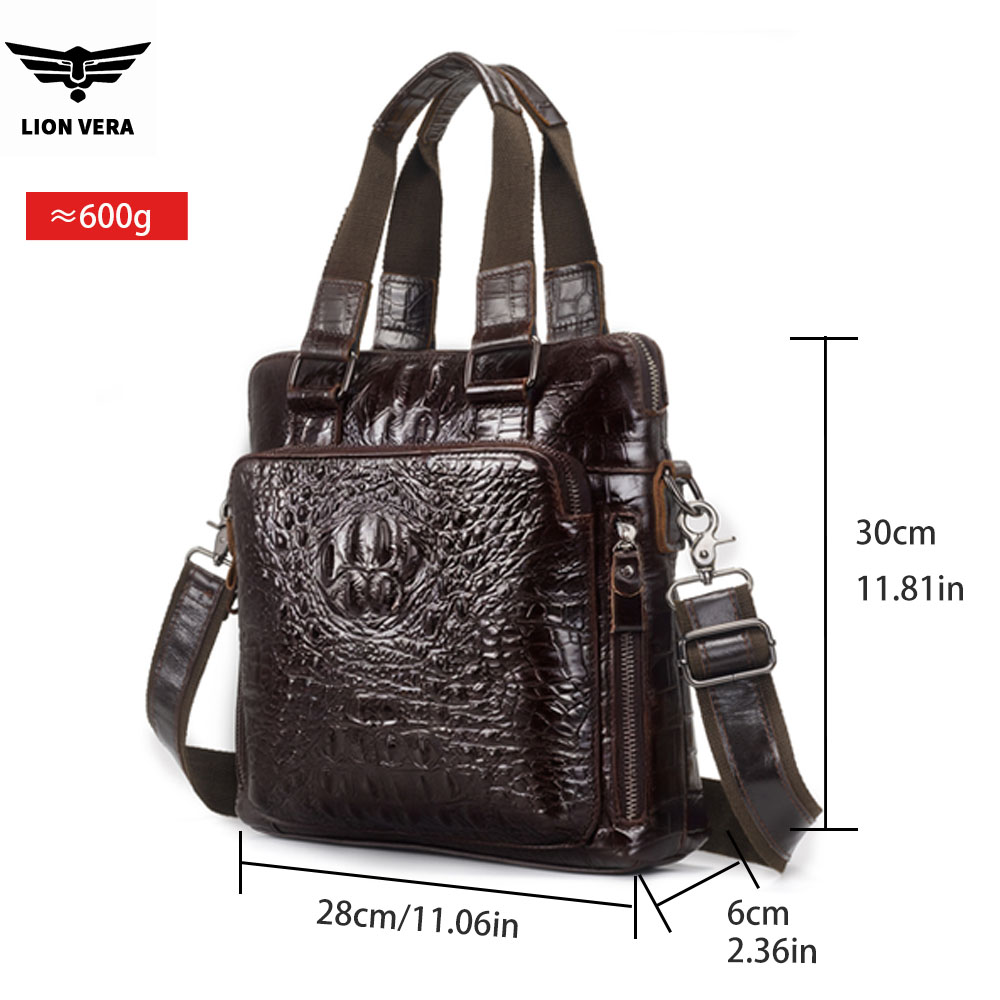 LION VERA กระเป๋าหนังแท้สำหรับ - Leather Work Bag Men บทวิจารณ์และราคา