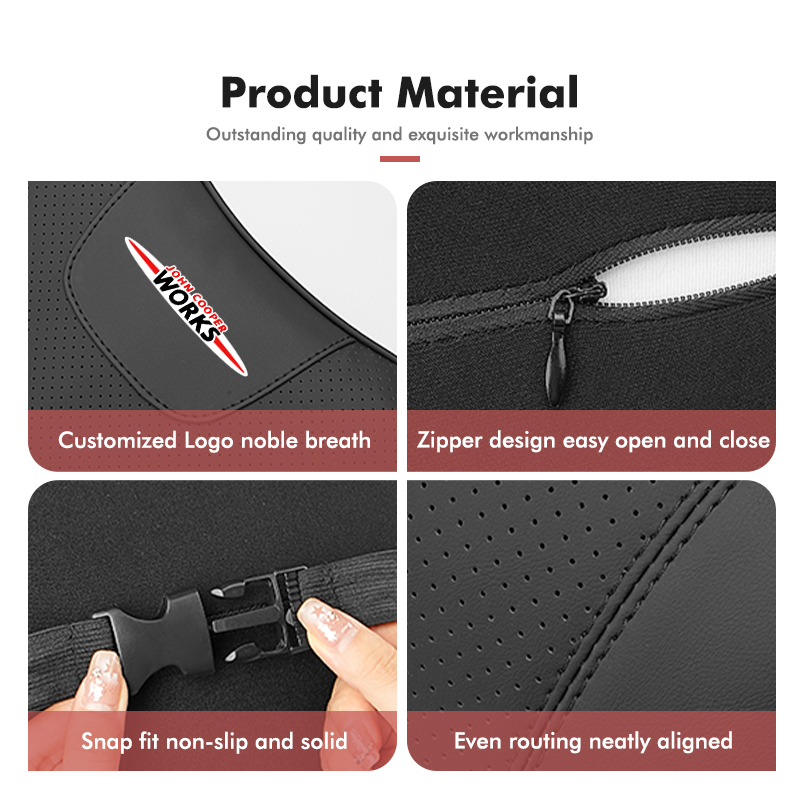 ชุดรองรับศีรษะและหลังสำหรับรถย - Leather Work For Car บทวิจารณ์และราคา