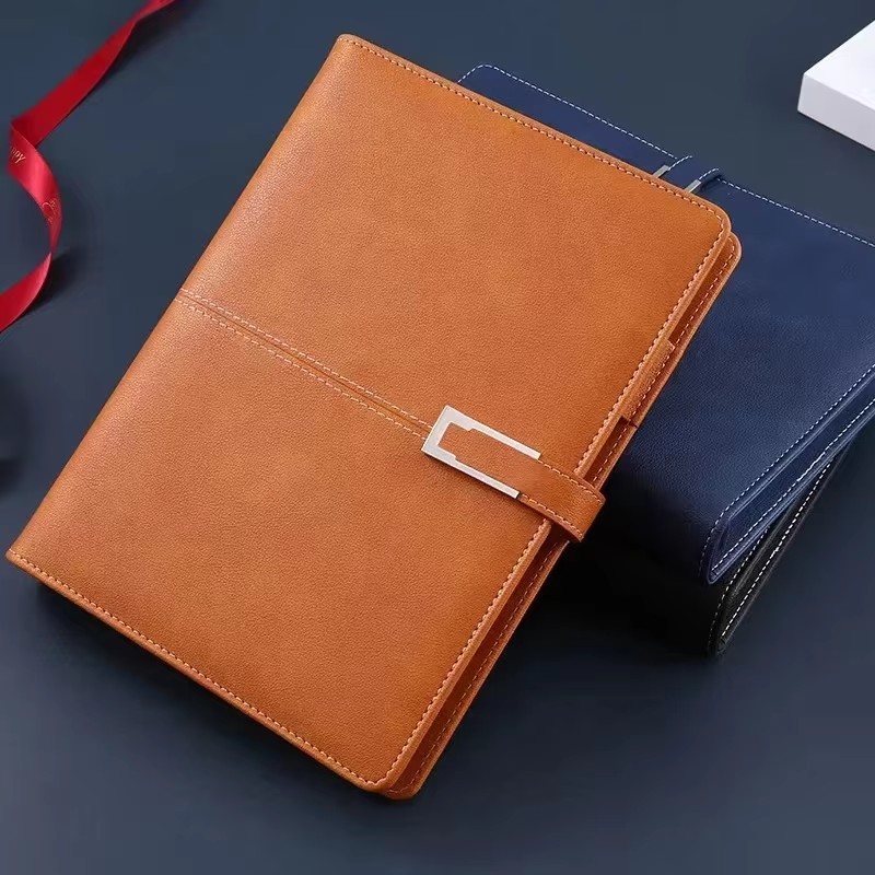 สมุดบันทึกปกหนัง A5 พร้อมช่องใ - Leather Work Notebook บทวิจารณ์และราคา