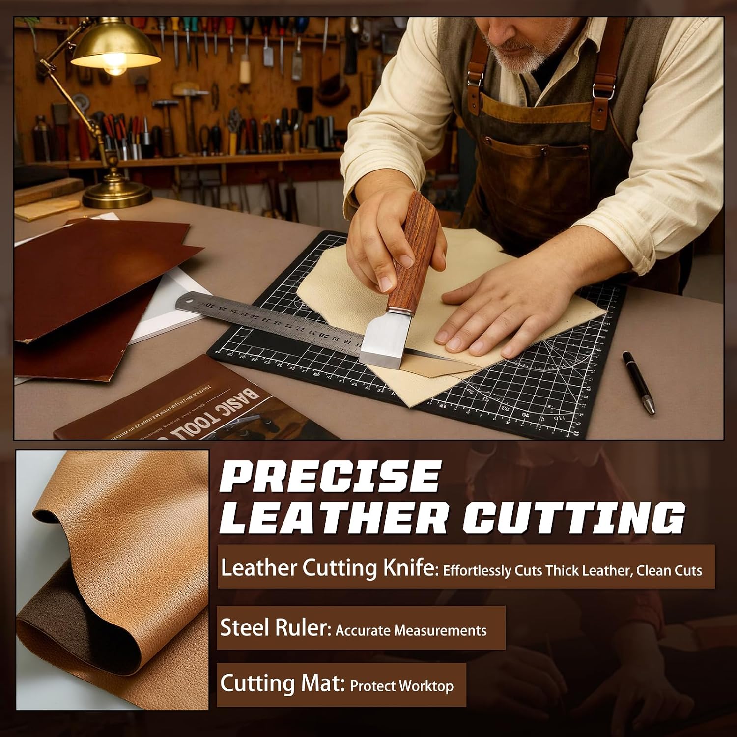 ชุดอุปกรณ์งานหนัง, เครื่องมือท - Leather Works บทวิจารณ์และราคา