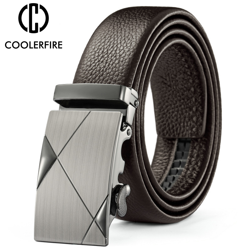 เข็มขัดผู้ชายโลหะแบรนด์หรูหัวเ - Leather Works Belt บทวิจารณ์และราคา
