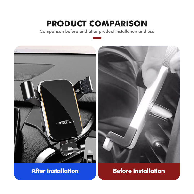 ที่วางโทรศัพท์ในรถยนต์แบบยึดช่ - Leather Work For Car บทวิจารณ์และราคา
