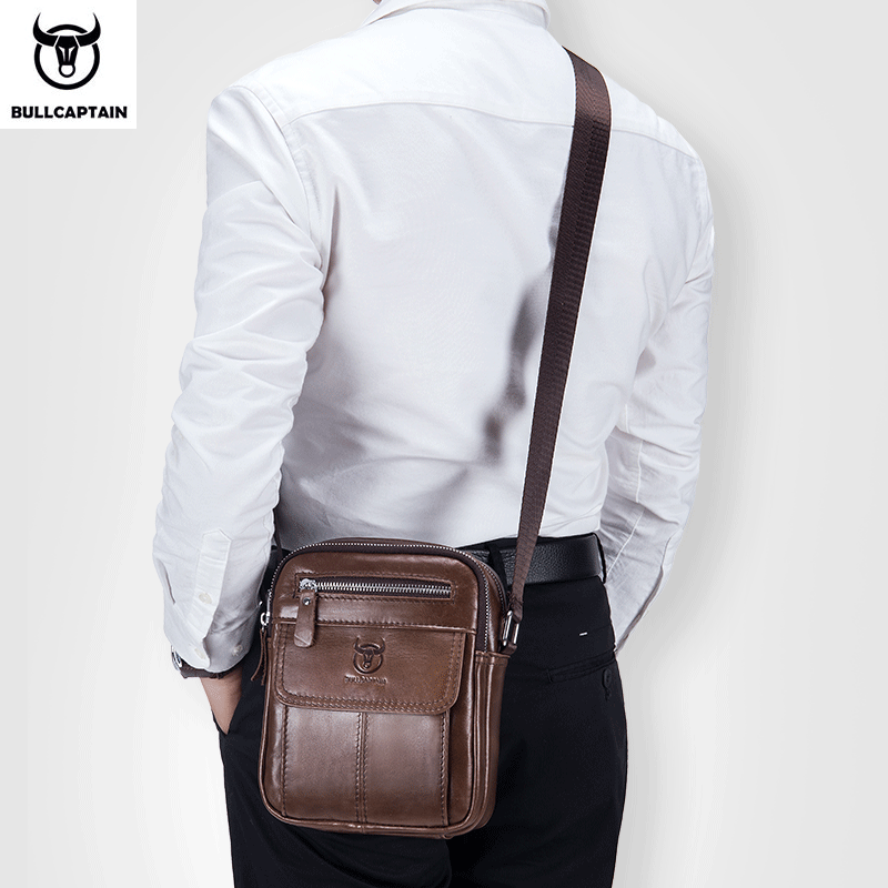 Bullcaptain Casual กระเป๋าสะพา - Leather Work Bag Men บทวิจารณ์และราคา
