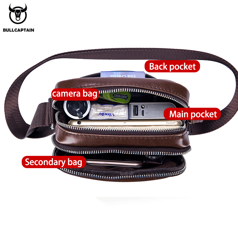 Bullcaptain Casual กระเป๋าสะพา - Leather Work Bag Men บทวิจารณ์และราคา