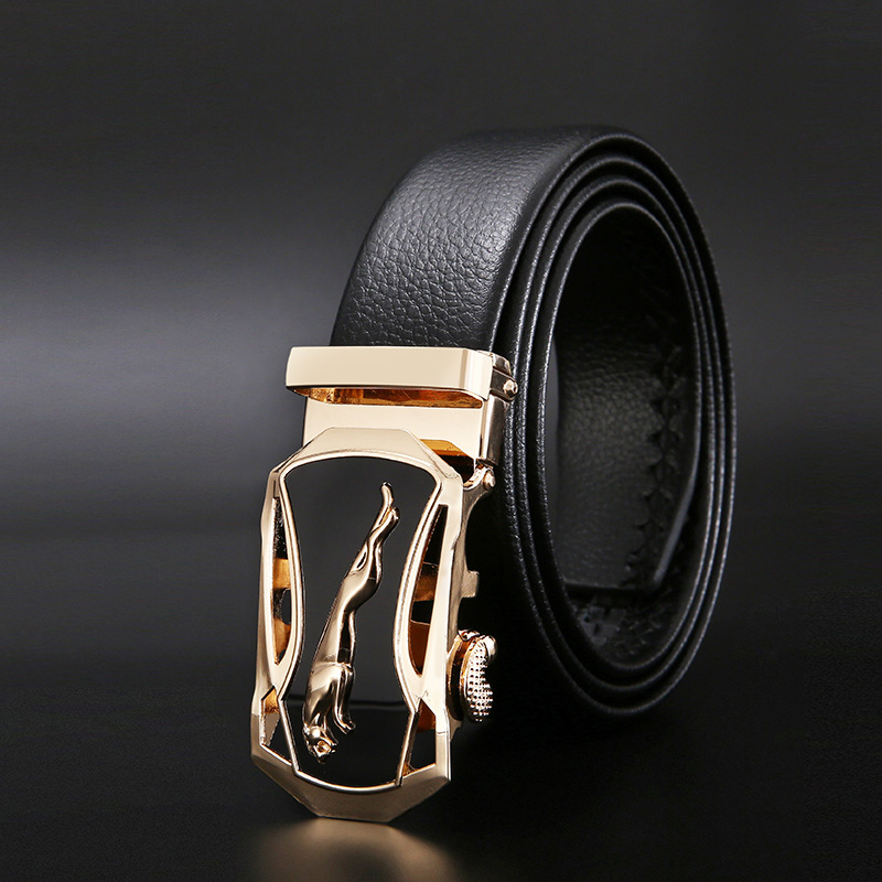 เข็มขัดหนังหัวเข็มขัดอัตโนมัติ - Leather Works Belt บทวิจารณ์และราคา