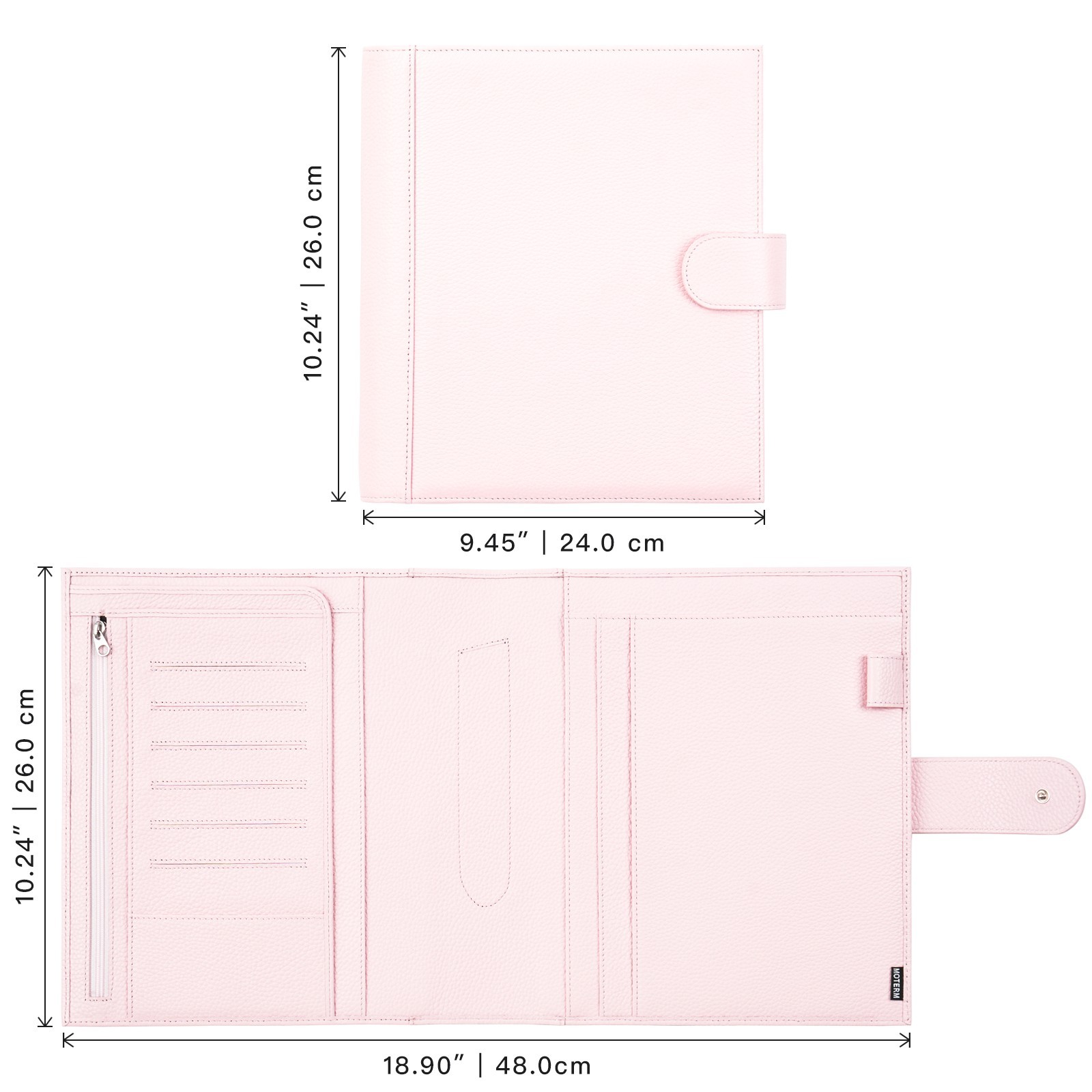 ปกสมุดแพลนเนอร์หนังแท้ Moterm  - Leather Work Notebook บทวิจารณ์และราคา