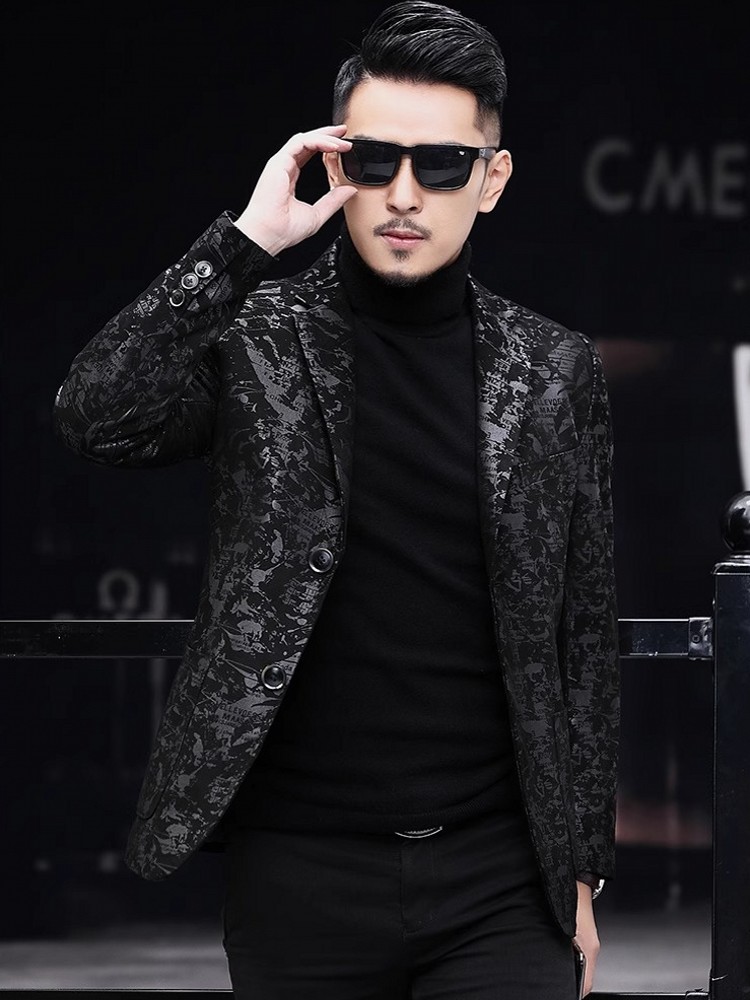 ธุรกิจผู้ชายทํางาน SLIM FIT หน - Leather Work Jacket Mens บทวิจารณ์และราคา