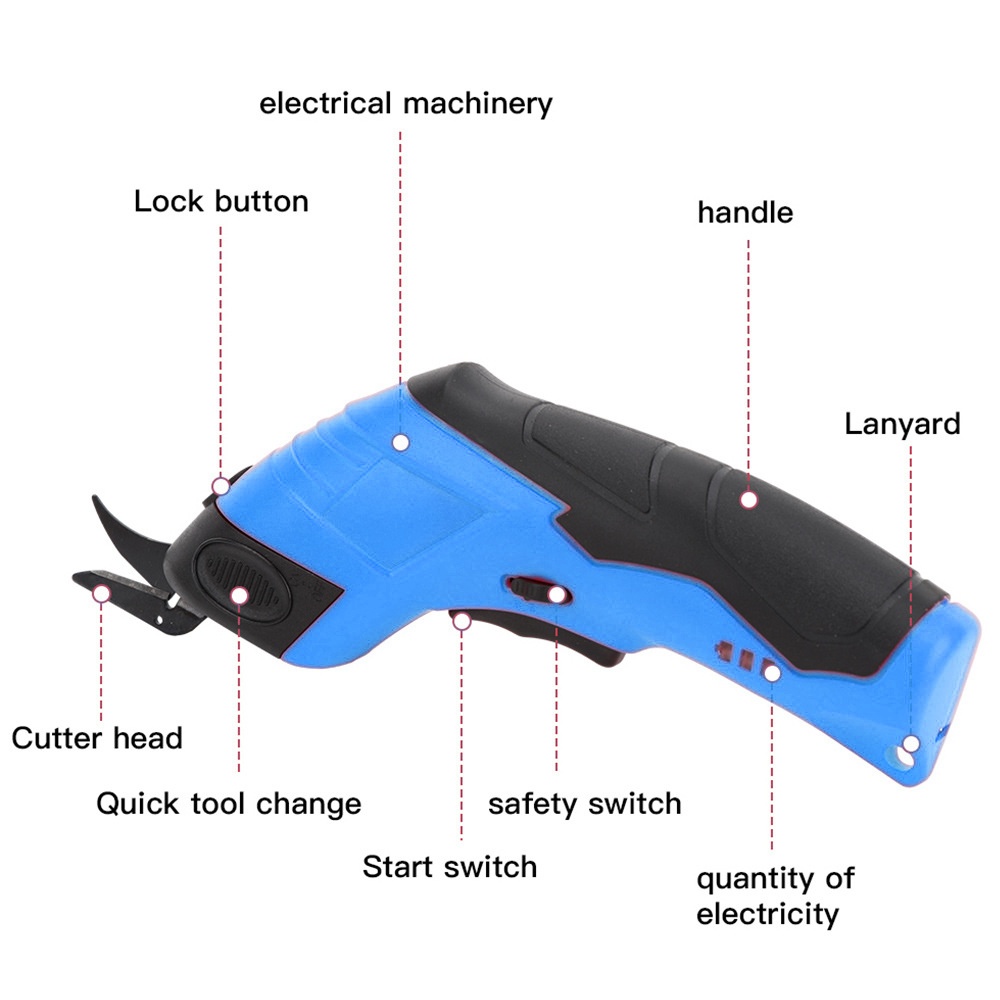 3.6V ไฟฟ้ากรรไกรตัดผ้าหนังตัดก - Leatherworking Equipment บทวิจารณ์และราคา