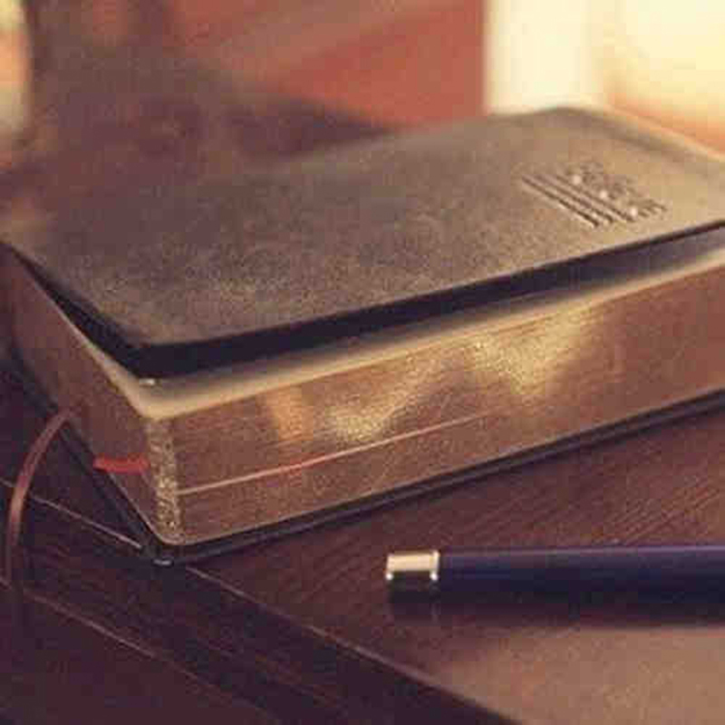 Vintage หนังหนาพระคัมภีร์โน้ตบ - Leather Work Notebook บทวิจารณ์และราคา