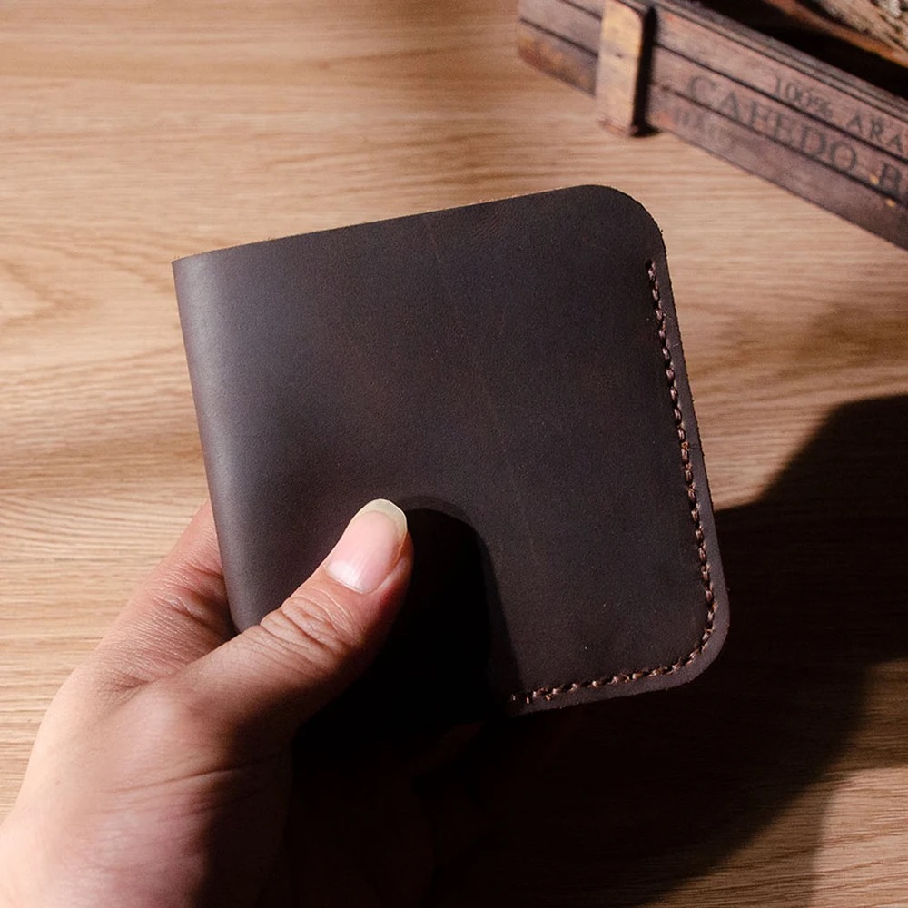 9.5x1ใส่การ์ดกระเป๋าสตางค์แบบพ - Leatherwork Accessories บทวิจารณ์และราคา