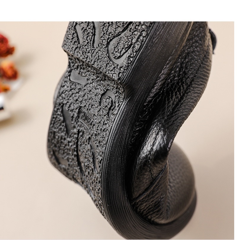 2025 ของแท้หนังLoafersผู้หญิงR - Leather Work Flats Women บทวิจารณ์และราคา
