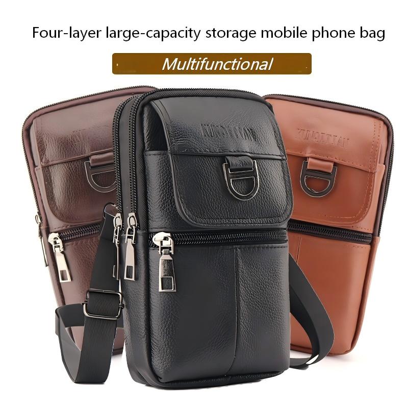 กระเป๋าคาดเอวหนังสำหรับผู้ชาย  - Leather Work Backpack บทวิจารณ์และราคา