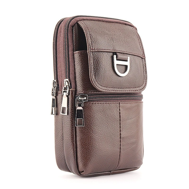 กระเป๋าคาดเอวหนังสำหรับผู้ชาย  - Leather Work Backpack บทวิจารณ์และราคา