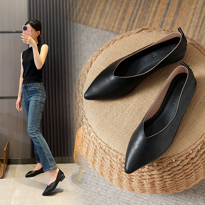 รองเท้าแฟชั่นฤดูใบไม้ผลิและฤดู - Leather Works บทวิจารณ์และราคา