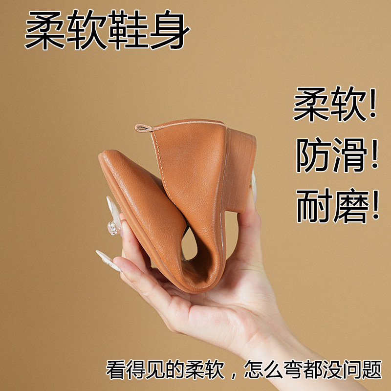 รองเท้าแฟชั่นฤดูใบไม้ผลิและฤดู - Leather Works บทวิจารณ์และราคา
