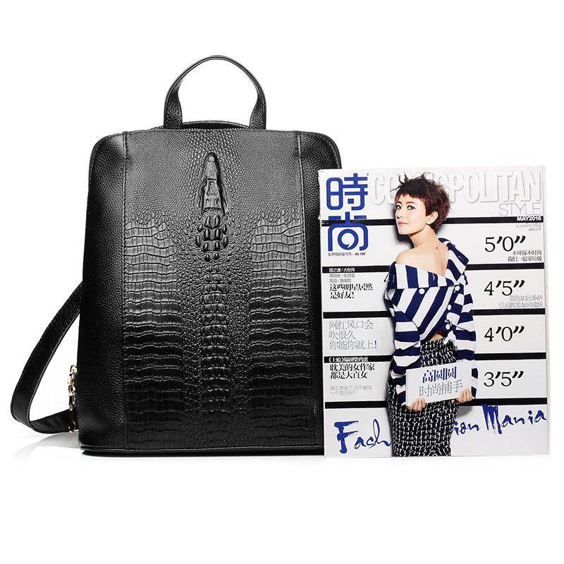 กระเป๋าเป้สะพายหลังหนังจระเข้ส - Leather Work Backpack บทวิจารณ์และราคา
