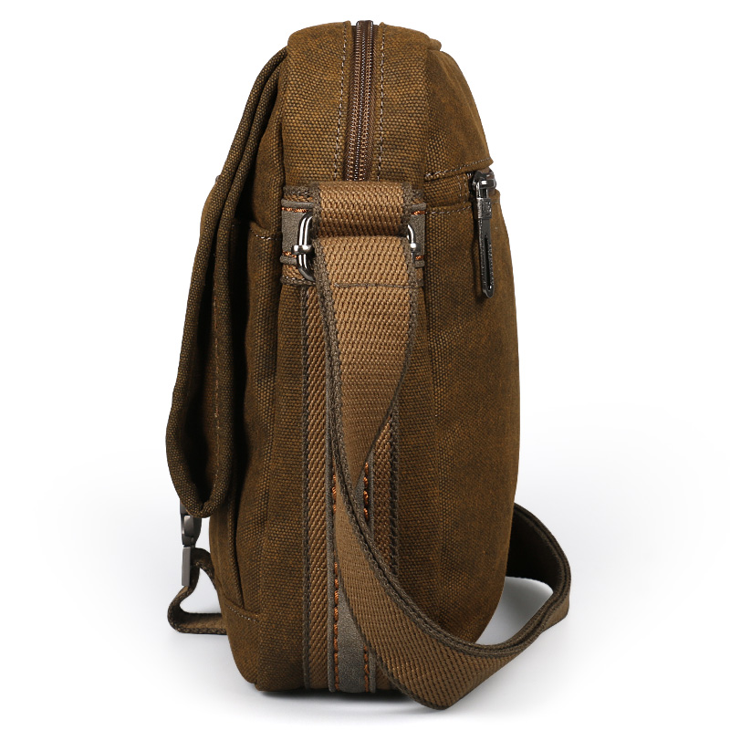 ชายผ้าใบไหล่กระเป๋า Leisure สว - Leather Work Bag Men บทวิจารณ์และราคา