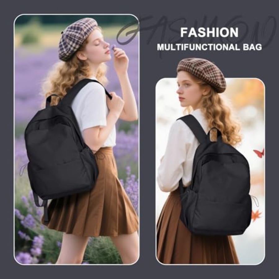 กระเป๋าเป้สะพายหลังสีดำสำหรับผ - Leather Work Backpack บทวิจารณ์และราคา