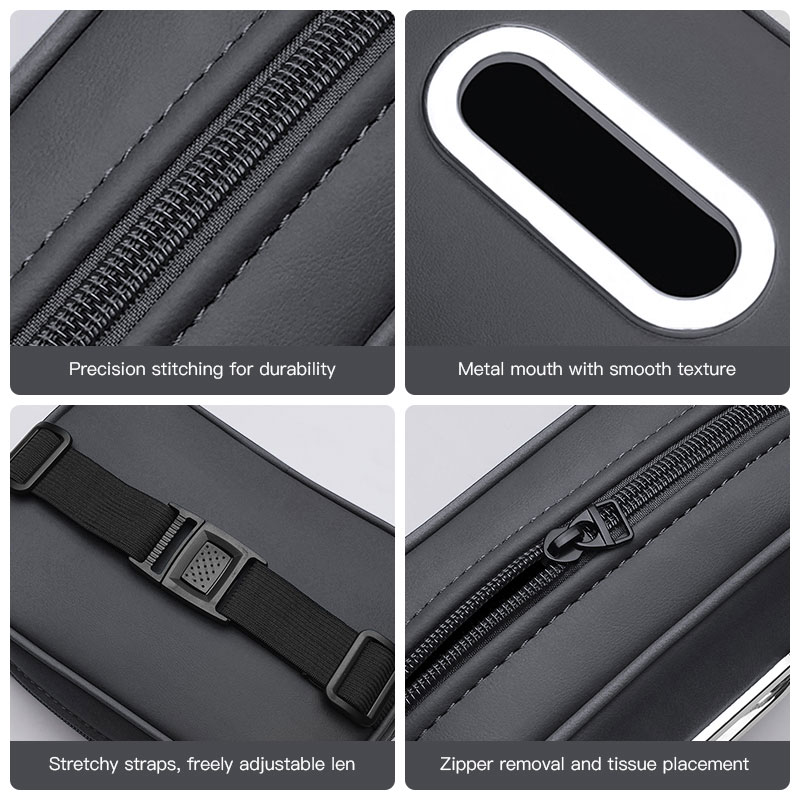 กล่องเก็บทิชชู่ในรถยนต์ อุปกรณ - Leather Work For Car บทวิจารณ์และราคา